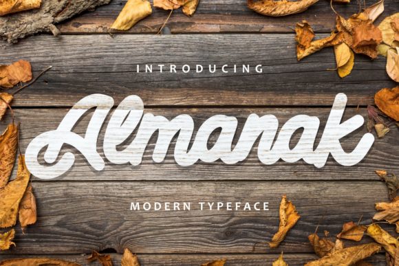 Almanak: A Bold Script Font for Makers