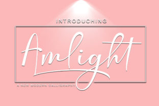 Amlight: A Script Font for Memorable Branding