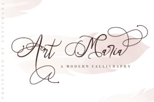 Art Maria: A Script Font for Modern Web Design