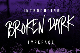 Broken Dark Typeface for Bold Branding