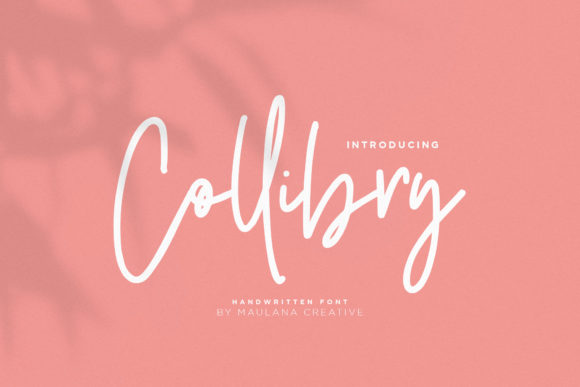 Collibry: A Handmade Typeface for Organic Branding