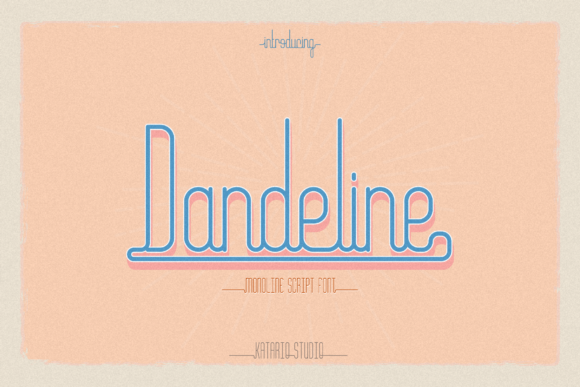 Dandeline: A Handwritten Font for Web Design