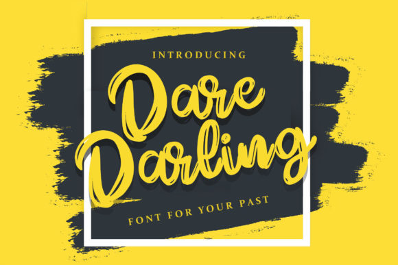 Dare Daling: A Modern Script Font for Editorial Design