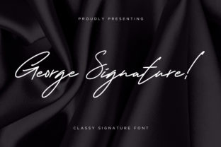 George Signature: A Bold Script Font for Elegant Branding