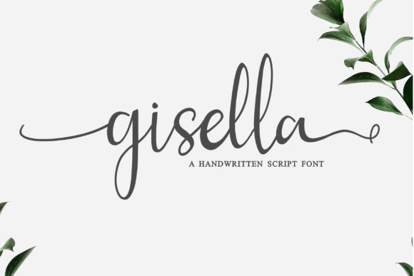 Gisella: A Natural Handwritten Font for Authentic Branding