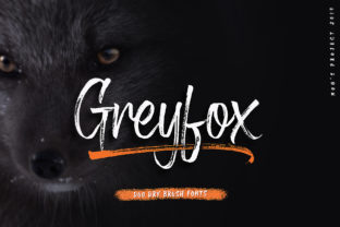 Greyfox Font: A Script Amp Typeface for Makers
