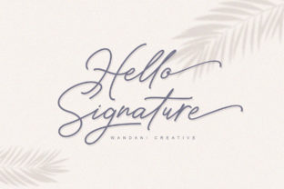 Hello Signature: A Handwritten Font for Modern Campaigns