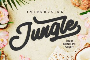 Jungle Font: A Bold Script Typeface for Campaigns