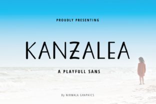 Kanzalea: A Playful Typeface for Modern Editorial Design