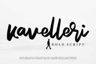 Kavelleri Font: A Sweet Script for Editorial Design