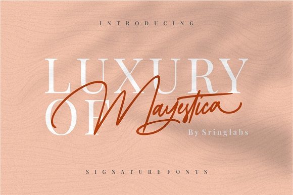 Mayestica: A Luxurious Script Font for Makers