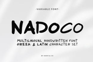 Nadoco: A Bold Handwritten Font for Campaigns