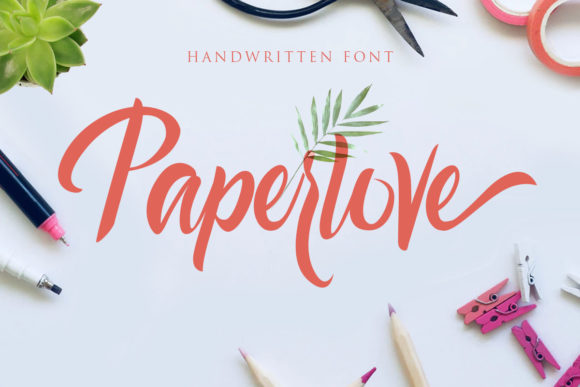 Paperlove Font: A Whimsical Typeface for Branding