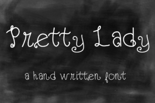 Pretty Lady Font: A Quirky Script for Makers