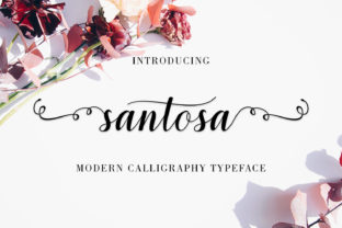 Santosa Script Font for Handmade Brands