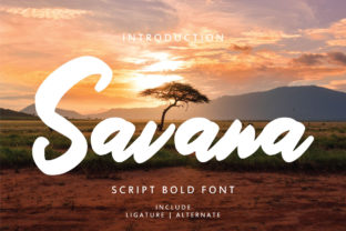 Savana: A Handwritten Font for Social Campaigns