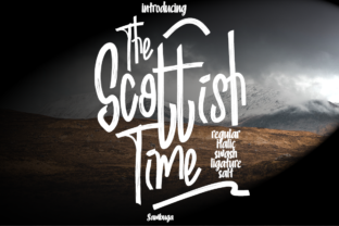 Scottish Time: An Adventurous Brush Typeface for Web Design