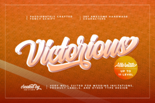 Victorious Font: A Bold Script for Vintage Branding