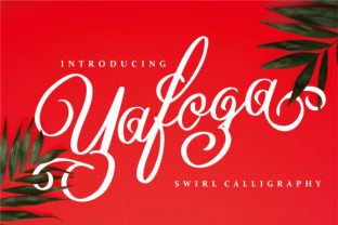 Yafoga: A Modern Handwritten Font for Editorial Design